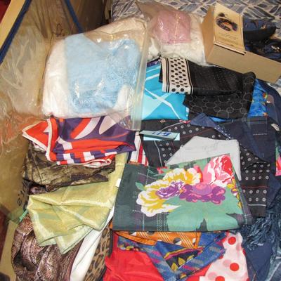 Lot 117-Scarf and Hankies Lot