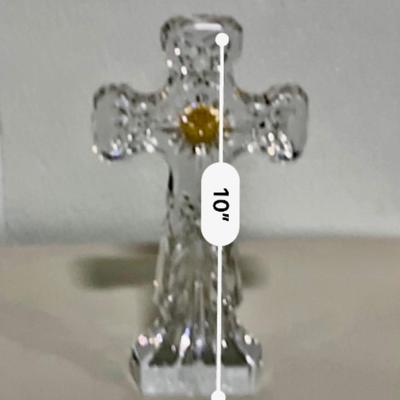 Waterford Crystal Kell’s Standing Cross W/Box