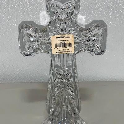 Waterford Crystal Kell’s Standing Cross W/Box
