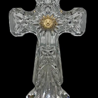 Waterford Crystal Kell’s Standing Cross W/Box