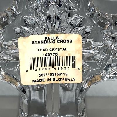 Waterford Crystal Kell’s Standing Cross W/Box