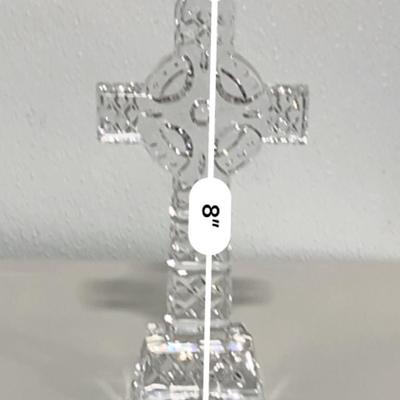 Heavy Crystal/Glass Irish Cross