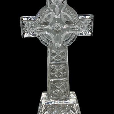 Heavy Crystal/Glass Irish Cross