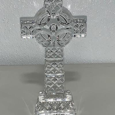 Heavy Crystal/Glass Irish Cross
