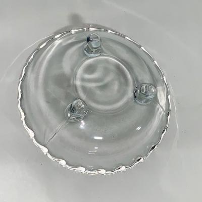 Fostoria Century Glass Three-Footed Bonbon Dish