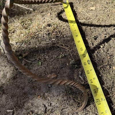 Antique Wrought Iron Plant Hanger 94” Tall