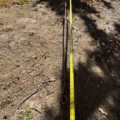 Antique Wrought Iron Plant Hanger 94” Tall