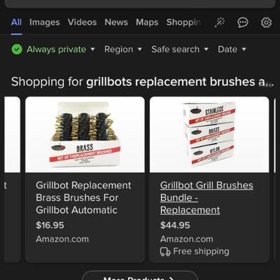 Grillbot- Automatic Grill Cleaning Robot with Brass & SS Replacement Brushes (Sealed)