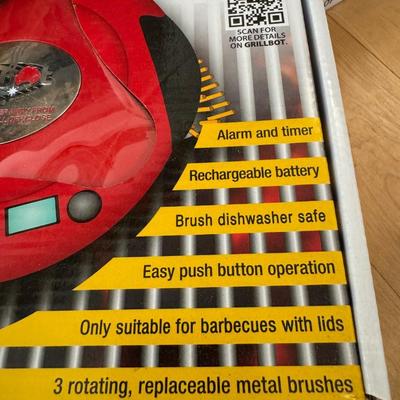 Grillbot- Automatic Grill Cleaning Robot with Brass & SS Replacement Brushes (Sealed)