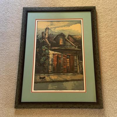 Creole Cottage by Ron Picou - Signed and Numbered (PB-DZ)