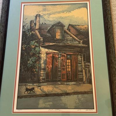 Creole Cottage by Ron Picou - Signed and Numbered (PB-DZ)