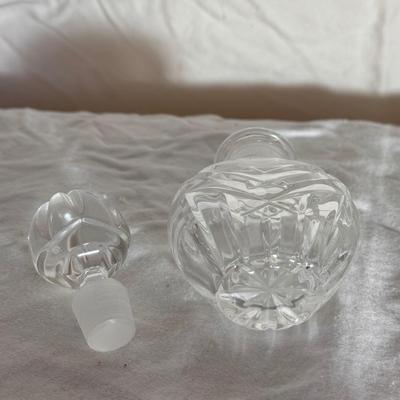 Silver Plated 4-Piece Vanity Set and Glass Perfume Bottle (PB-DZ)