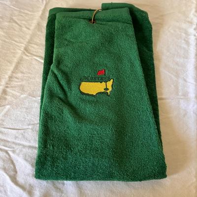 Collection of US Open, Masters, and Other Golf and Baseball Hats and Towels (PBC-DZ)