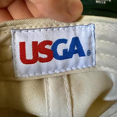 Collection of US Open, Masters, and Other Golf and Baseball Hats and Towels (PBC-DZ)