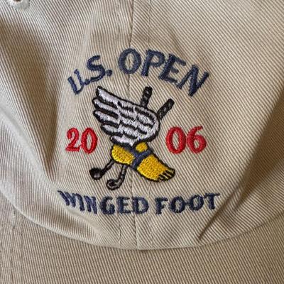 Collection of US Open, Masters, and Other Golf and Baseball Hats and Towels (PBC-DZ)