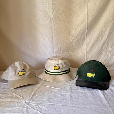 Collection of US Open, Masters, and Other Golf and Baseball Hats and Towels (PBC-DZ)