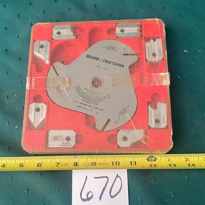 Craftsman Molding Cutter Set