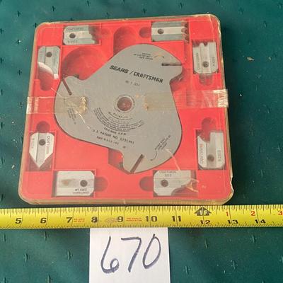 Craftsman Molding Cutter Set