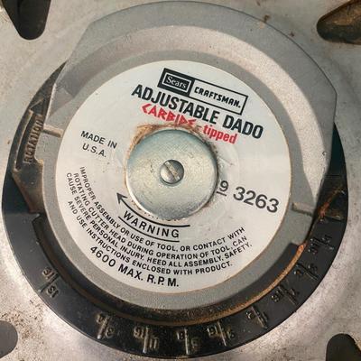 Craftsman Adjustable Dado