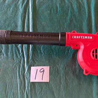Craftsman Battery Operated Blower