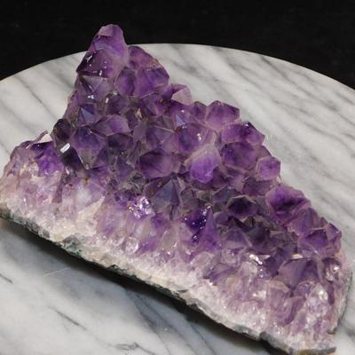 Nice Chunk of Amethyst Crystals 8” Long