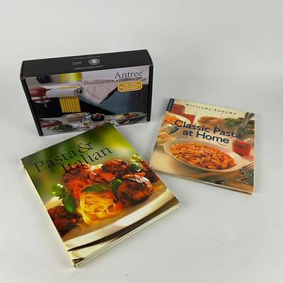 193 Antree Stand Mixer Attachment Piece With Two Pasta Cook Books
