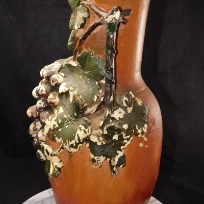 Antique J.J. West ‘Terraline’ Vase 16.5” Tall