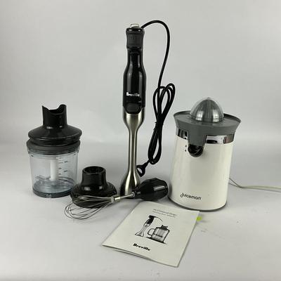 199 Breville Control Grip Hand Mixer With Juicer