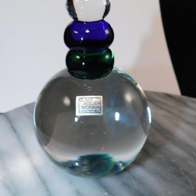 Wonderful Atelier Morava 3 Glass Paperweight, Czech Republic