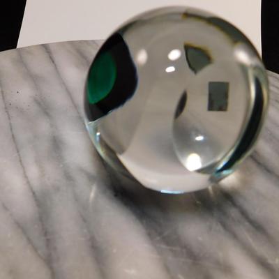 Wonderful Atelier Morava 3 Glass Paperweight, Czech Republic