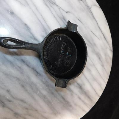 Very Vintage HESS’ Furniture Cast Iron Skillet Ash Tray