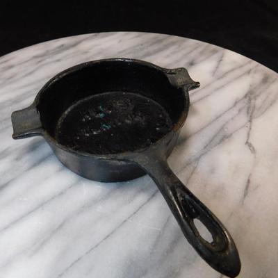 Very Vintage HESS’ Furniture Cast Iron Skillet Ash Tray