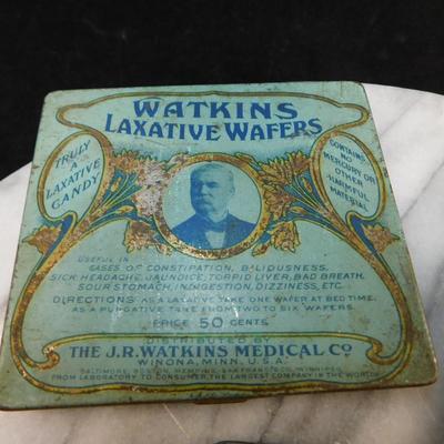 Lot of Vintage Cigarette & Laxative Tins