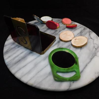 Lot of Vintage Compacts, Pill Holder & Mirror