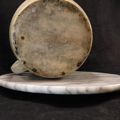 Antique Stoneware Single Handle Crock 8”x6.5”