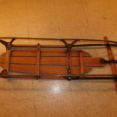 Vintage 49” ‘Yankee Clipper’ Metal Runner Sled