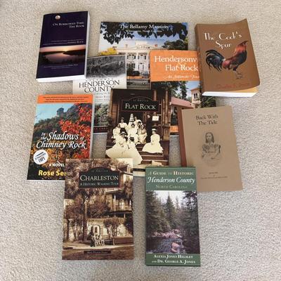 Collection of Local Western NC Non-Fiction Books, Incl. One Fiction (LR-DZ)