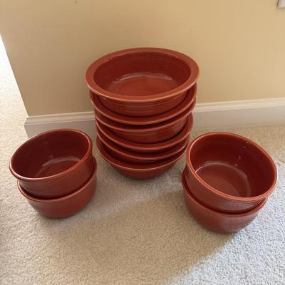 Fiestaware Large and Small Bowls (LR-DZ)