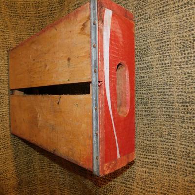 Vintage Wooden Coca Cola Crate 18”x11.75”x4”