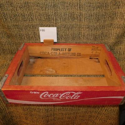 Vintage Wooden Coca Cola Crate 18”x11.75”x4”