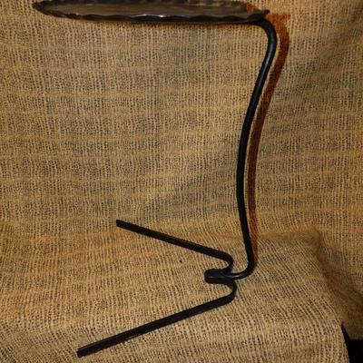 Vintage Salterini Metal Lilly Pad Plant Stand 20.5” Tall