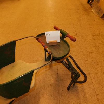 Vintage ‘50’s Taylor Tot Metal Stroller/Walker 51”x26”x19”