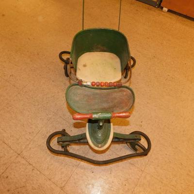 Vintage ‘50’s Taylor Tot Metal Stroller/Walker 51”x26”x19”
