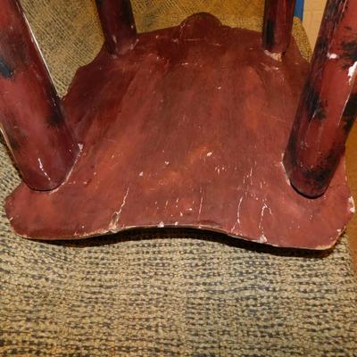 Vintage Long Legged Turtle Table 17” Tall