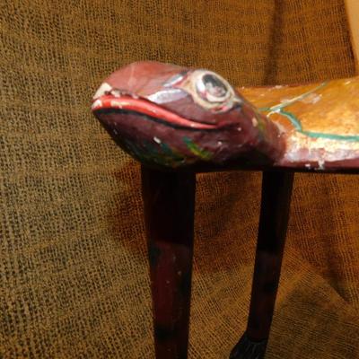 Vintage Long Legged Turtle Table 17” Tall