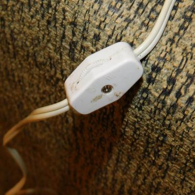 Tea Light on Metal Stand w/ Wax Shade 14”