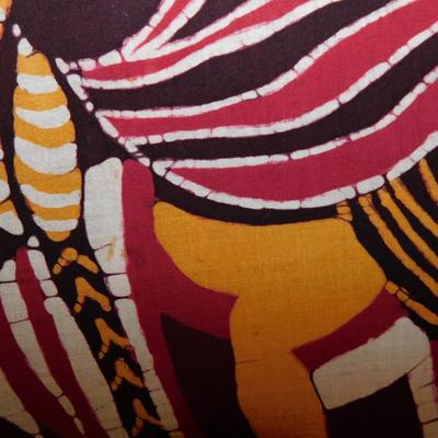 Guatemalan Art Print on Stretched Fabric 31”x17”