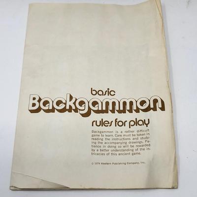 Vintage Backgammon In Dior Case