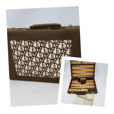 Vintage Backgammon In Dior Case