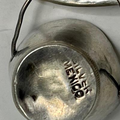 Sterling Silver Brooch Pin Chinese Peasant with Water Buckets